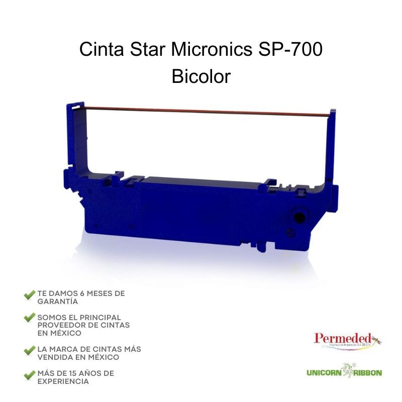 Cinta Star Micronics SP-700 (Negro/Rojo)