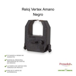 Cinta Reloj Vertex Amano PIX-3000 (Negro)