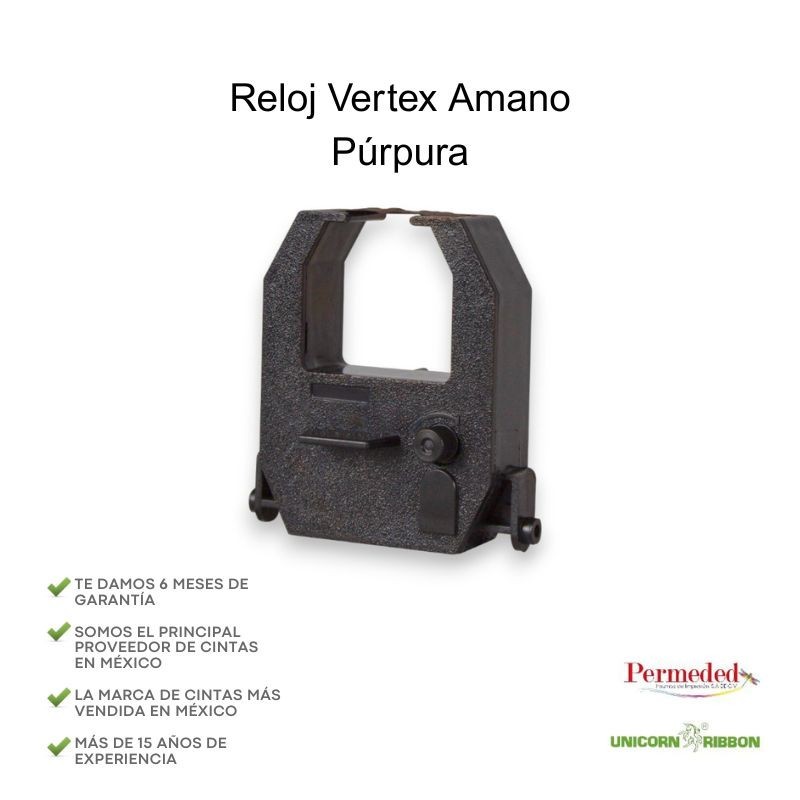 Cinta Reloj Vertex Amano PIX-3000 (Púrpura)