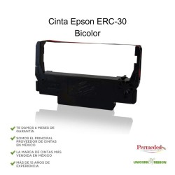 Cinta Epson ERC-30 (Negro/Rojo)